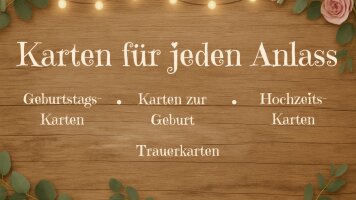 Karten für jeden Anlass