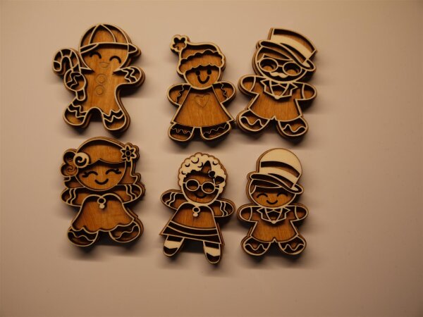 Lebkuchen Magnet Set