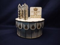 Geschenkverpackung Torte