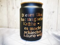 Vorratsglas mit Spruch