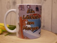 Schweizer Sennenhund Lächeln am Morgen