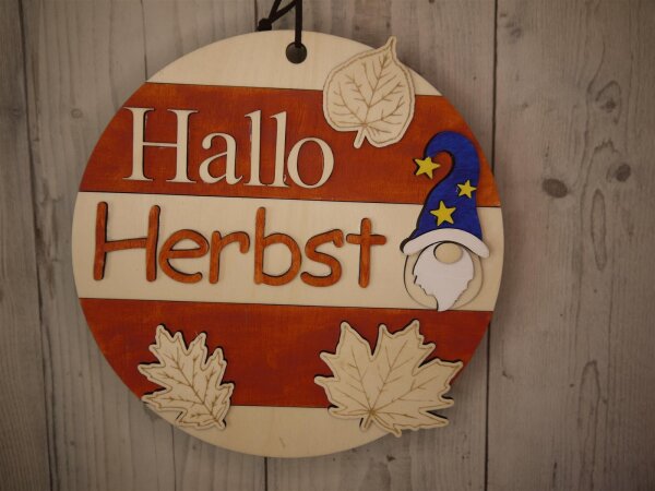 Herbst Schild