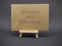 Geldgeschenk Holzkarte – runder Geburtstag &...
