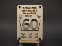 Geldgeschenk Holzkarte – runder Geburtstag & Jubiläum