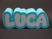 Personalisierte 3D-Spardose mit Namen – Zweifarbiges Design aus PLA – Individuelles Geldgeschenk für Kinder & Erwachsene