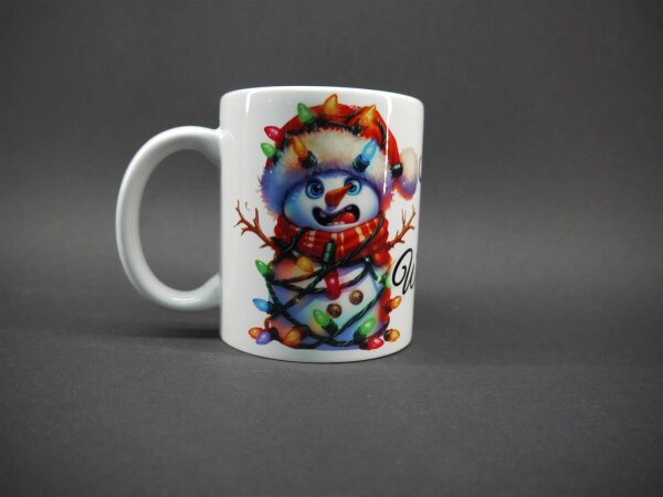 Gestresster Schneemann