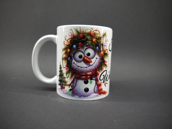 Verrückter Tannen-Schneemann