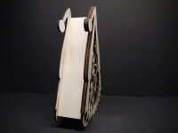 Holz-Wichtel mit warmem LED-Licht – handgefertigte Weihnachtsdekoration in zwei Designs