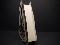 Holz-Wichtel mit warmem LED-Licht – handgefertigte Weihnachtsdekoration in zwei Designs