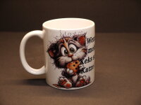 Katzen Tasse lustig mit Spruch – Niedliche...