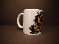 Lustige Werkstatt-Tasse „Motor kaputt – Fahrer auch“