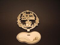 Geschenk für Lieblingsmensch | Holz Deko Schild Spruch | Ich mag dich ein bisschen mehr | Partner Geschenk Jahrestag Valentinstag Deko zum Hängen Aufsteller Magnet
