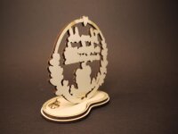Geschenk für Lieblingsmensch | Holz Deko Schild Spruch | Ich mag dich ein bisschen mehr | Partner Geschenk Jahrestag Valentinstag Deko zum Hängen Aufsteller Magnet