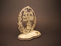 Geschenk für Lieblingsmensch | Holz Deko Schild Spruch | Ich mag dich ein bisschen mehr | Partner Geschenk Jahrestag Valentinstag Deko zum Hängen Aufsteller Magnet