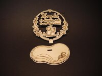 Geschenk für Lieblingsmensch | Holz Deko Schild Spruch | Ich mag dich ein bisschen mehr | Partner Geschenk Jahrestag Valentinstag Deko zum Hängen Aufsteller Magnet