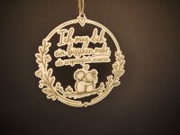 Geschenk für Lieblingsmensch | Holz Deko Schild Spruch | Ich mag dich ein bisschen mehr | Partner Geschenk Jahrestag Valentinstag Deko zum Hängen Aufsteller Magnet