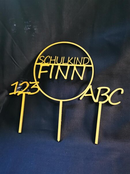 Caketopper Einschulung