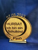 Tischaufsteller zur Einschulung