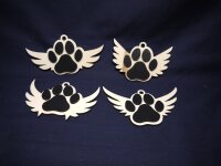 Baumschmuck Hund Engelsflügel Ornament...