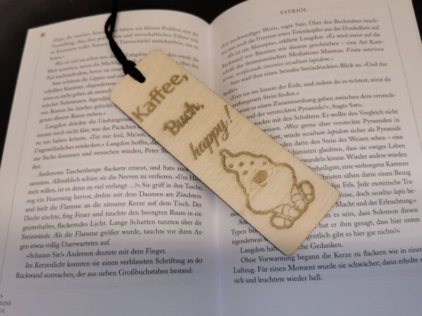 Kaffee, Buch, happy!